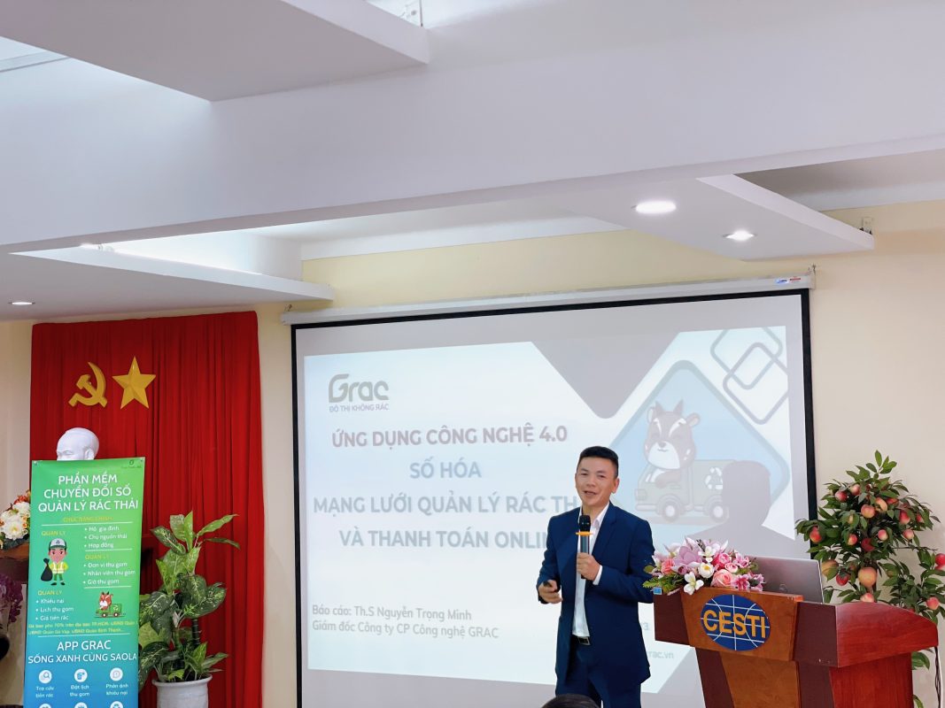 Ông Nguyễn Trọng Minh (Giám đốc Công ty CP Công nghệ GRAC)