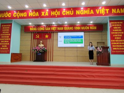 bà Nguyễn Thị Phương Thúy – báo cáo viên phần mềm Grac
