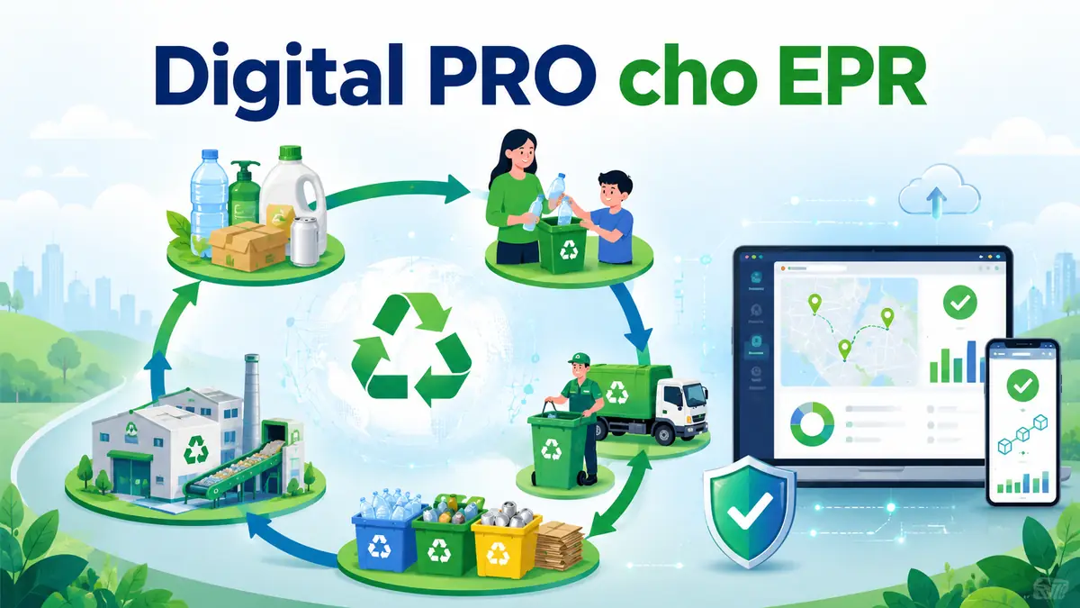 Digital PRO hỗ trợ truy xuất nguồn gốc tái chế và thực hiện EPR minh bạch