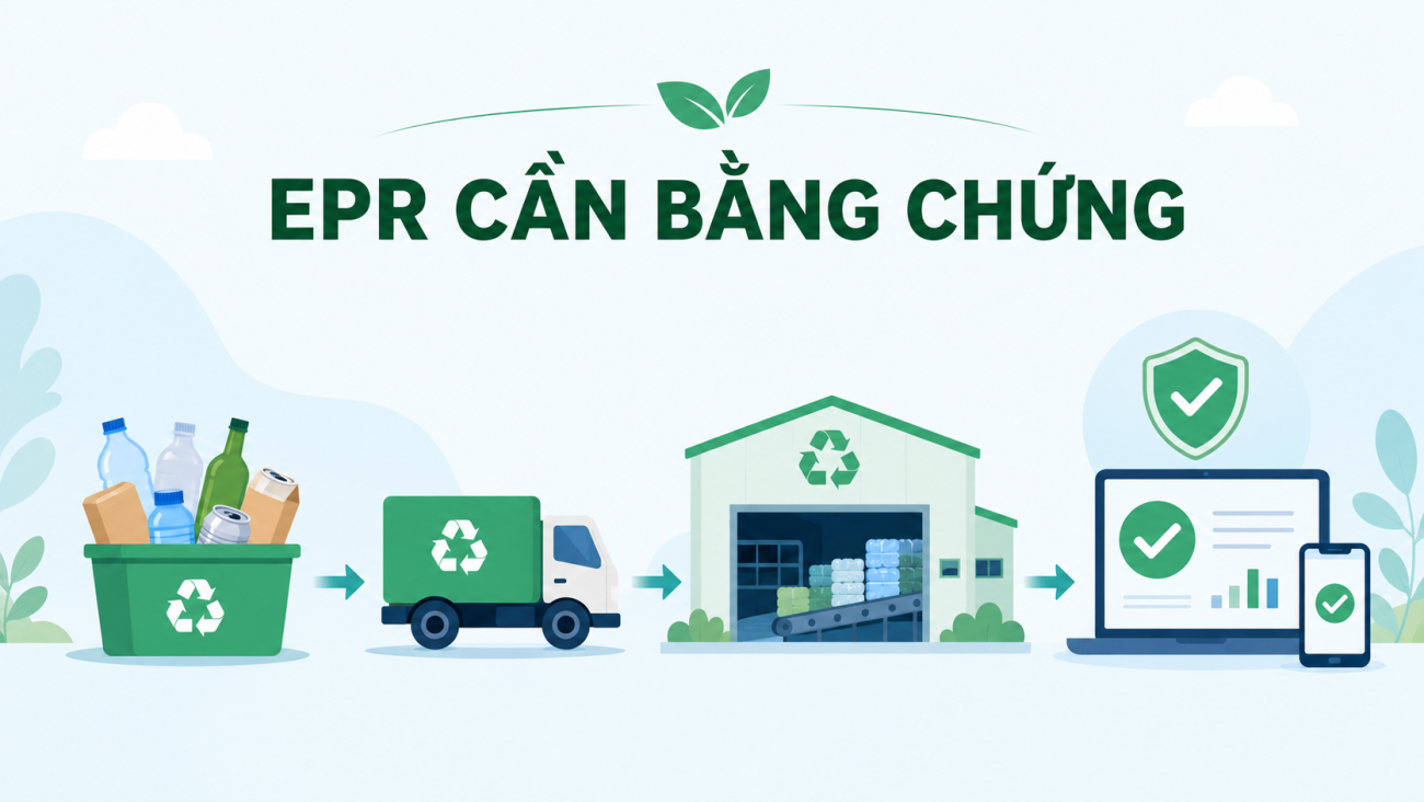 EPR 2026 doanh nghiệp cần chứng minh kết quả tái chế bằng dữ liệu