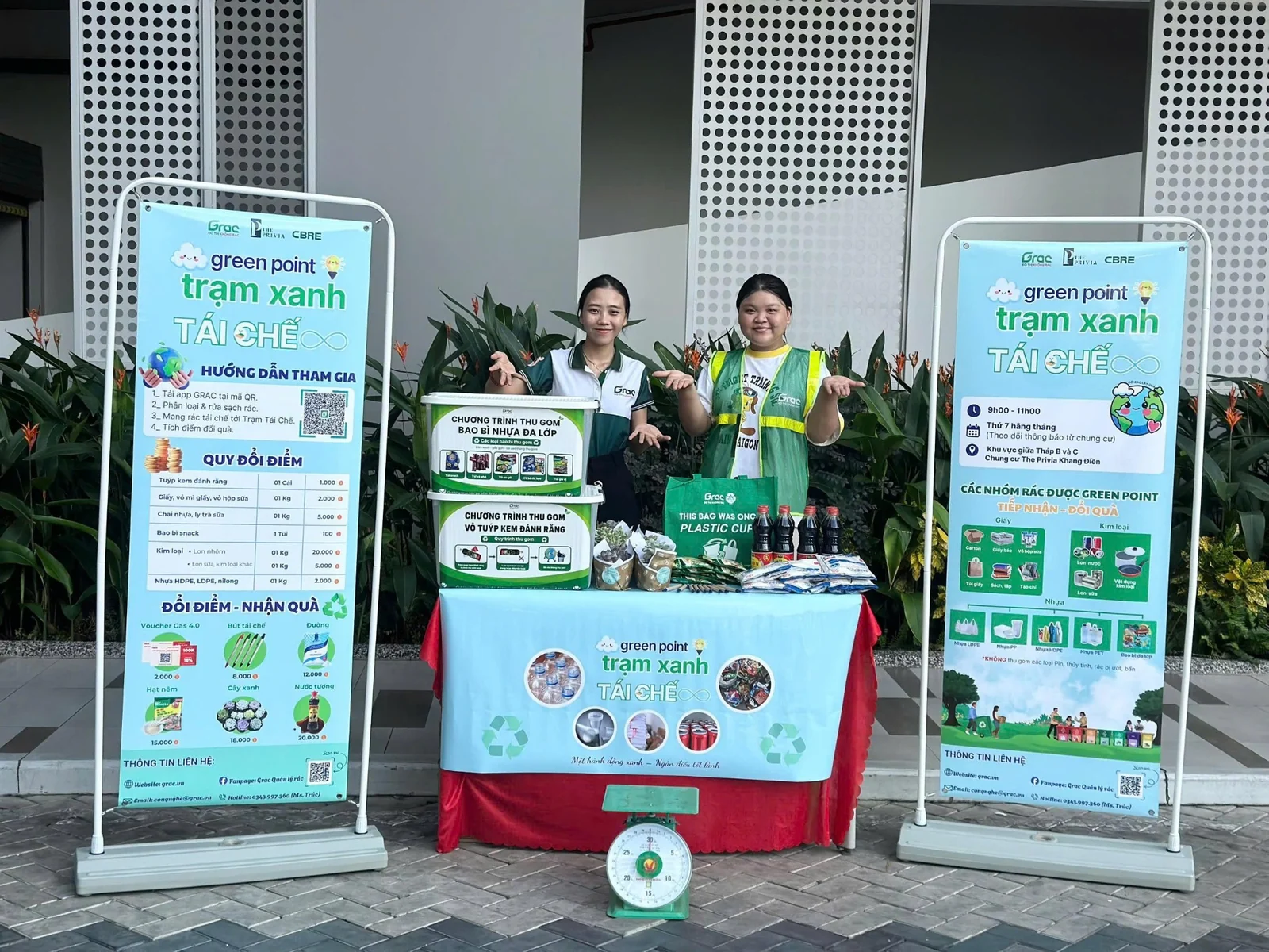 GRAC triển khai Green Point thu gom bao bì tái chế trong chương trình cộng đồng