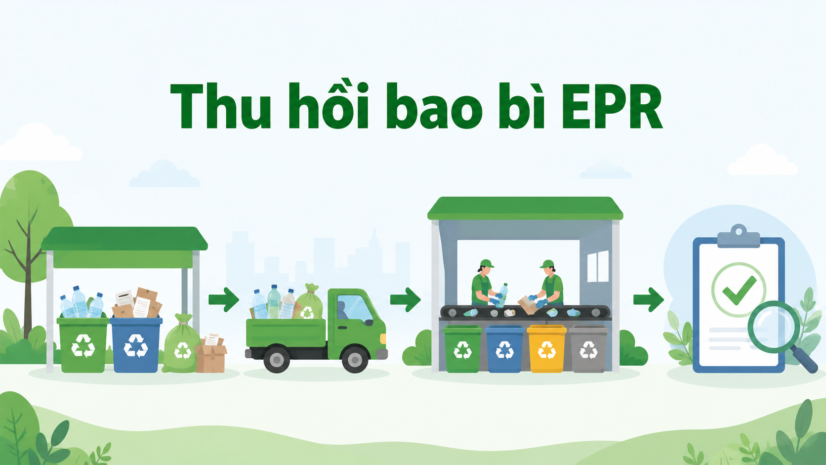 Green Point và Mini MRF giúp biến hoạt động thu hồi bao bì thành dữ liệu phục vụ EPR.