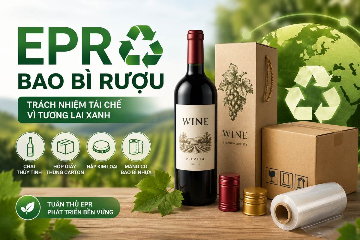 EPR bao bì rượu