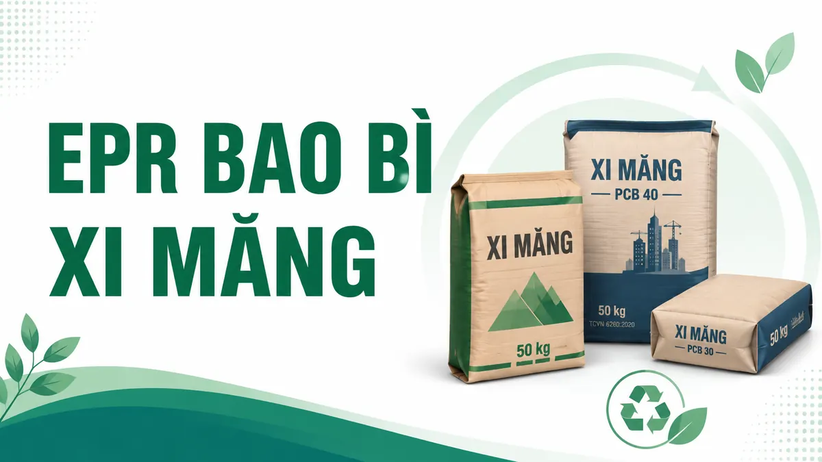 EPR bao bì xi măng: Doanh nghiệp cần kê khai và tái chế thế nào?