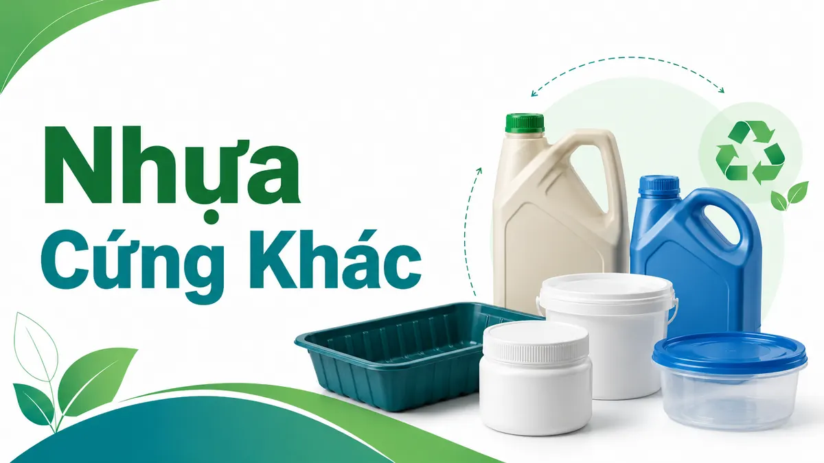 EPR bao bì nhựa cứng khác: Phân loại, tỷ lệ tái chế, Fs và cách kê khai
