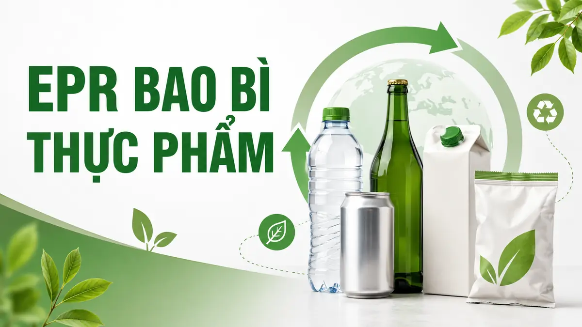 EPR bao bì thực phẩm 2026: Doanh nghiệp cần rà soát gì trước khi kê khai?
