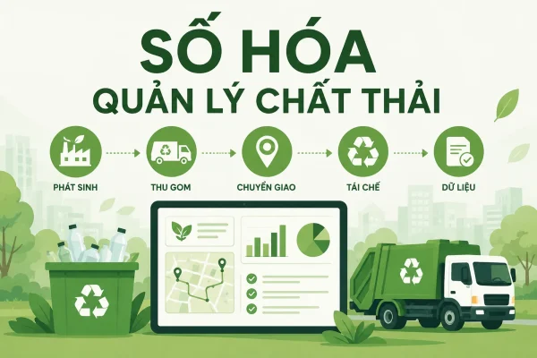 Số hóa quản lý chất thải