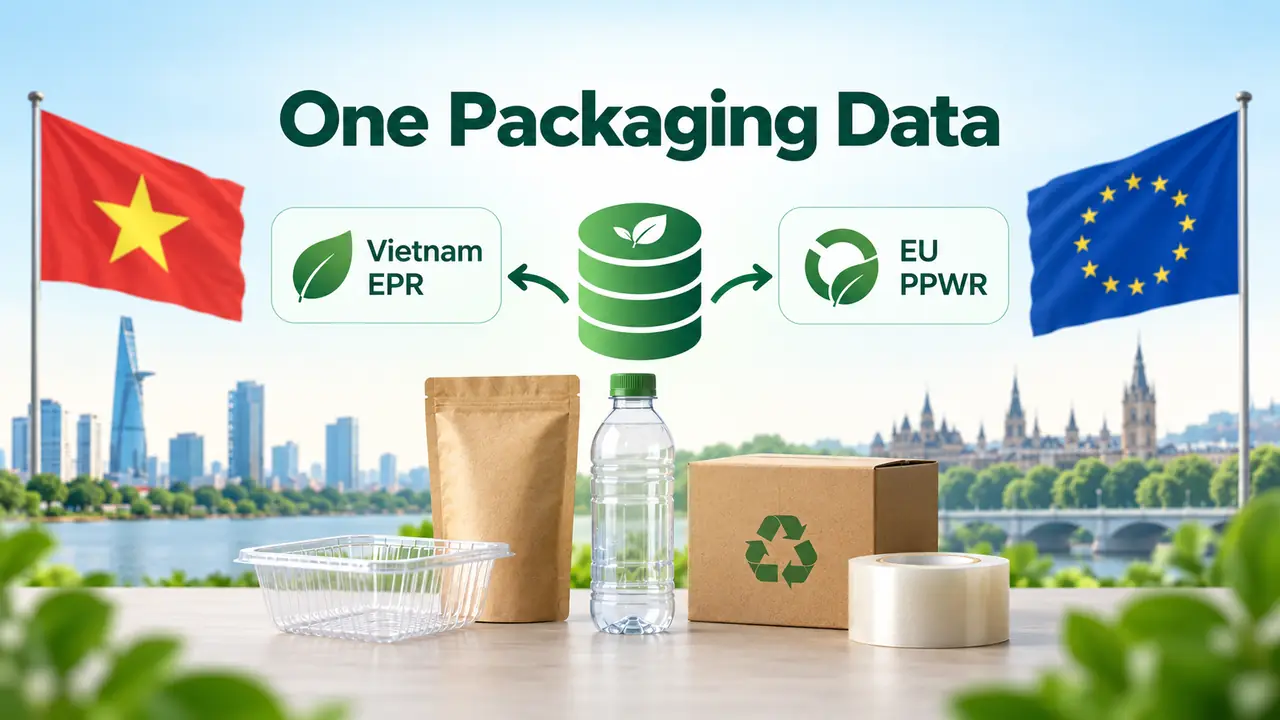EPR Việt Nam và PPWR EU: Một nguồn dữ liệu bao bì
