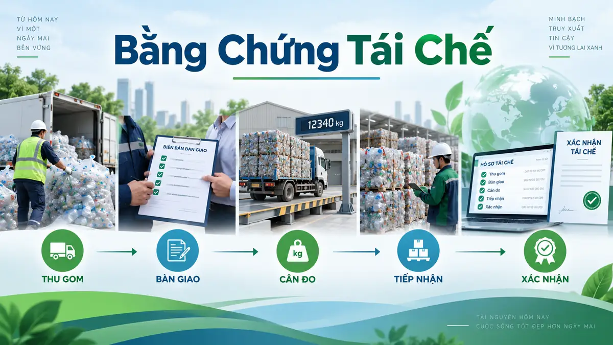 Bằng chứng tái chế gồm những gì? Recycling Evidence cho EPR