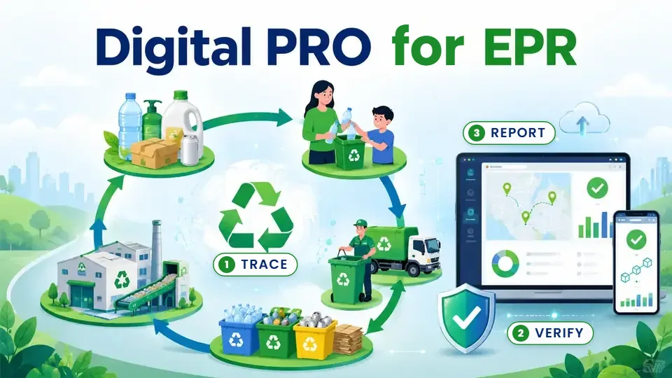GRAC Digital PRO workflow for material traceability, reconciliation and reporting